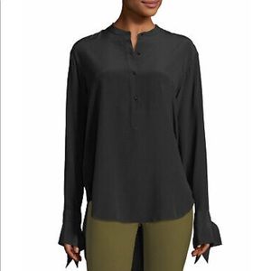 RAG & BONE Dylan Cutout Tie-Cuff Silk